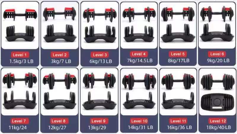 3 in 1 Adjustable Dumbbell 5